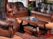 Как можно ухаживать за кожаной мебелью